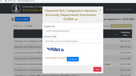 Calicut University Results: MA Sem 1, BCom & BBA Sem 3, & Other Key .